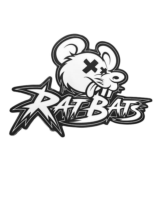 RatBats Black N White K/O Sticker Decal