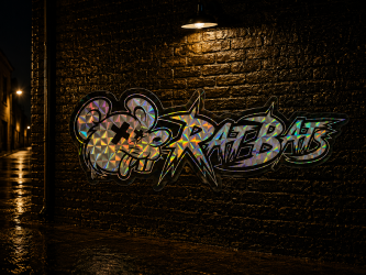 RatBats Diamond Holo Sticker Decal
